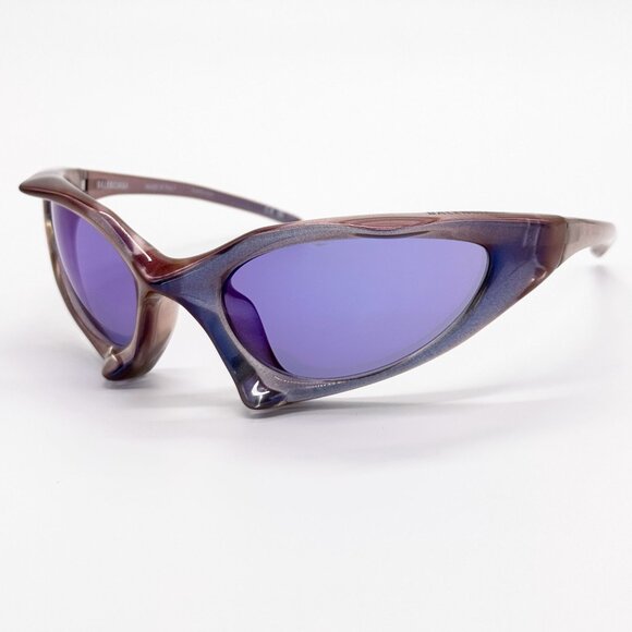 NEW BALENCIAGA SUNGLASSES BB0352S 002 PURPLE UNISEX EYEWEAR main image 9